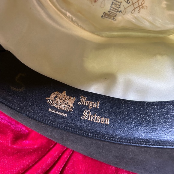 VINTAGE AUTHENTIC ROYAL STETSON BLACK FEDORA - Picture 3 of 7